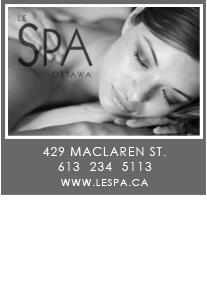 le spa Ottawa, 429 maclaren street, 613-234-5113salon and day spa